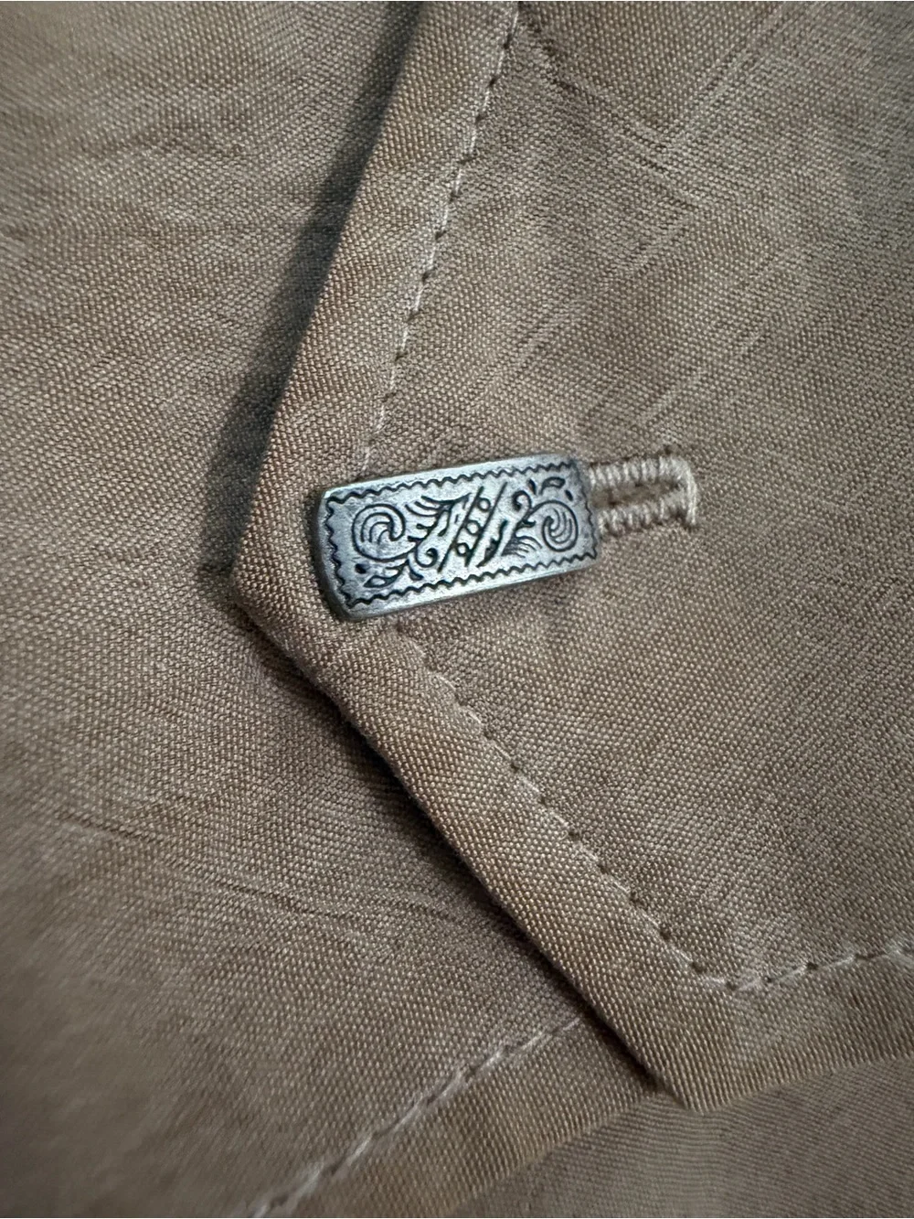 Vtg Longhorn Western Rodeo Button-up (07)